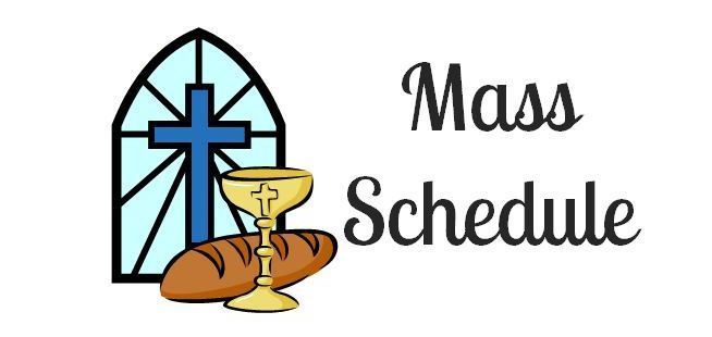 Mass schedule-1