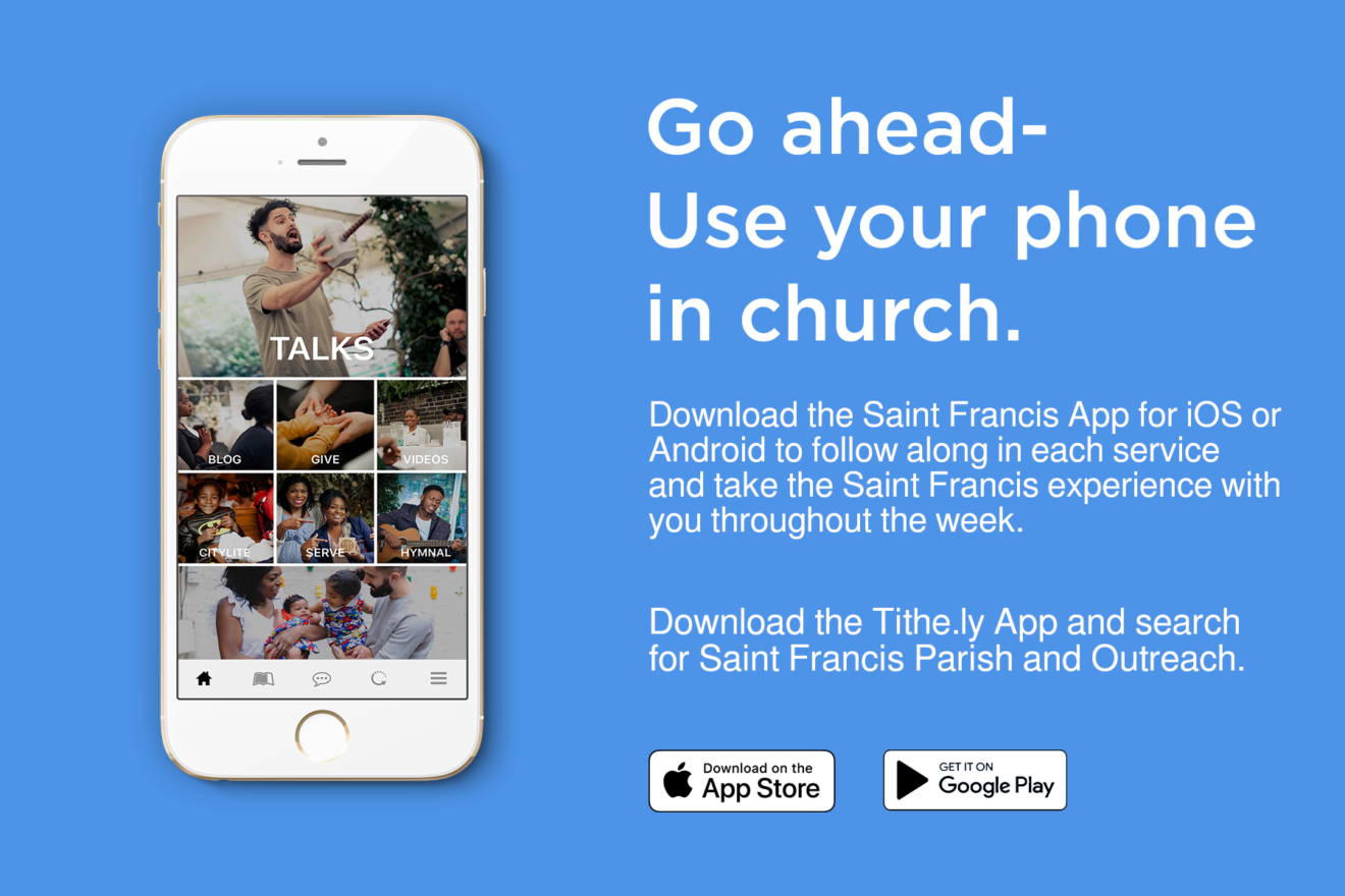 Saint Francis 2022 Tithely app