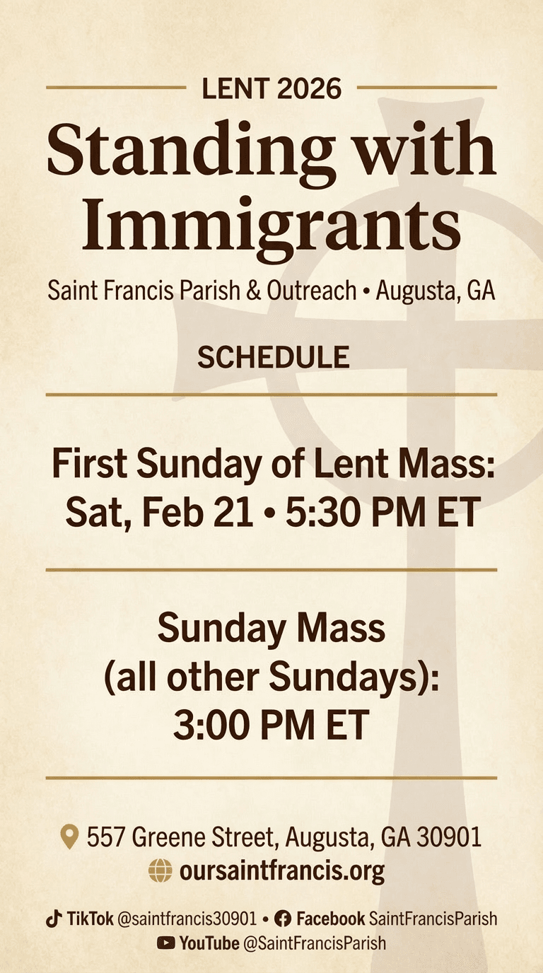 Lenten Series: Standing with Immigrants